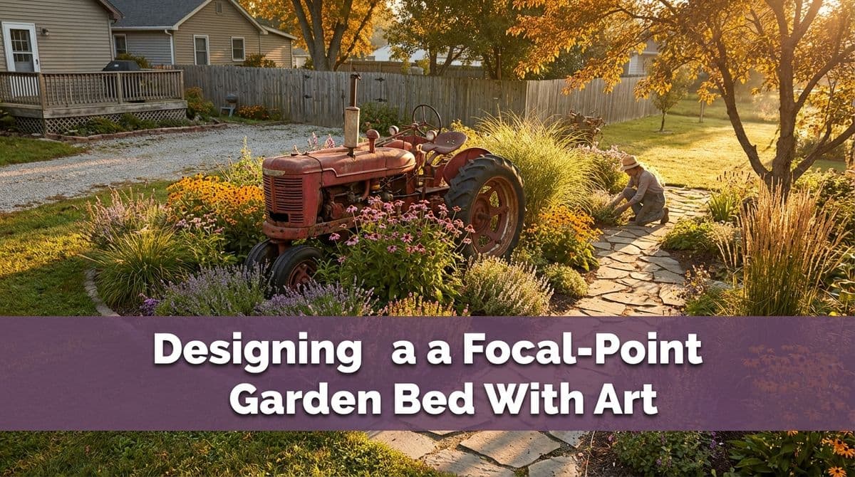 Blog post Designing a Focal-Point Garden Bed With Art image