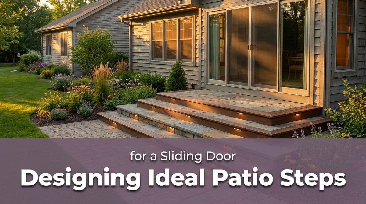 Blog post Designing Ideal Patio Steps for a Sliding Door image